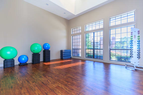 Flex Rooms With Fitness Space For Yoga, Spin And Pilates at Highland Park, Overland Park, Kansas