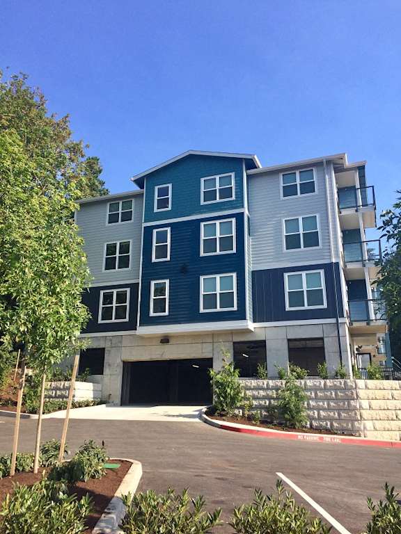 Building view at Commons at Sylvan Canyon Apartments, Portland