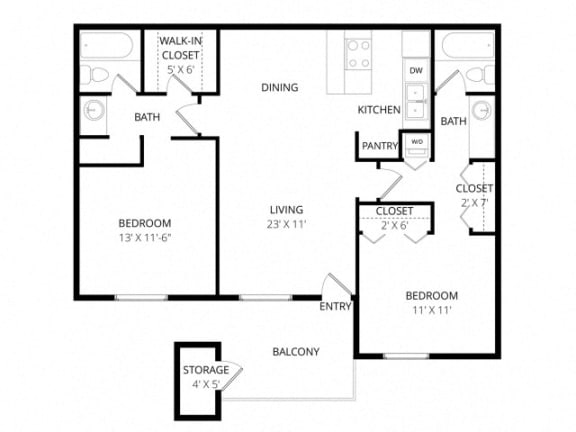 Floor Plans Atrium Court Apartments in Phoenix AZ Weidner