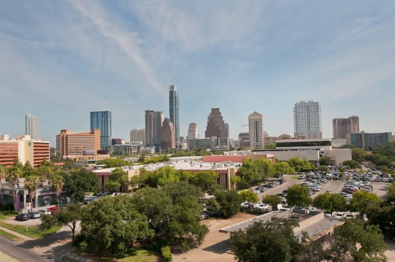 Panoramic View Of City at Crescent, Austin, 78704