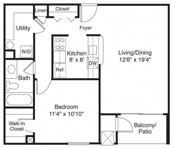 Sacramento Floor Plan at MainCentre, Northville, MI