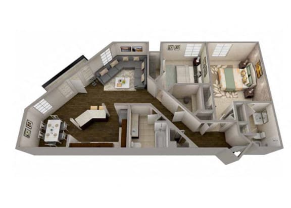 Boston Floor Plan Boston Floor Plan at MainCentre, Michigan, 48167