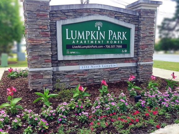 Lumpkin Park Apartments Entrance Sign