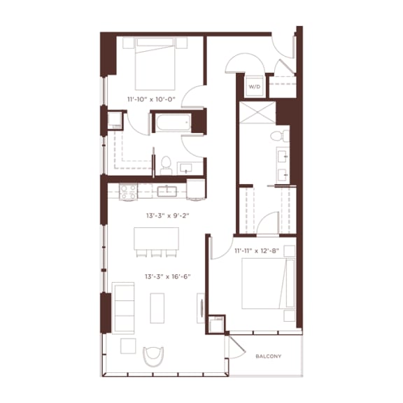 17 floorplan 17 floorplan at North+Vine, Chicago