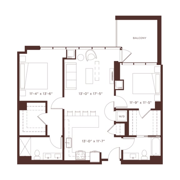 20 floorplan 20 floorplan at North+Vine, Chicago, IL, 60610