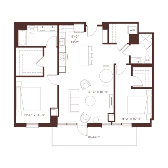 23 floorplan 23 floorplan at North+Vine, Chicago, Illinois