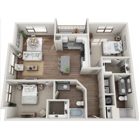 Aberdeen Floor Plan at Berewick Pointe, Charlotte, 28278