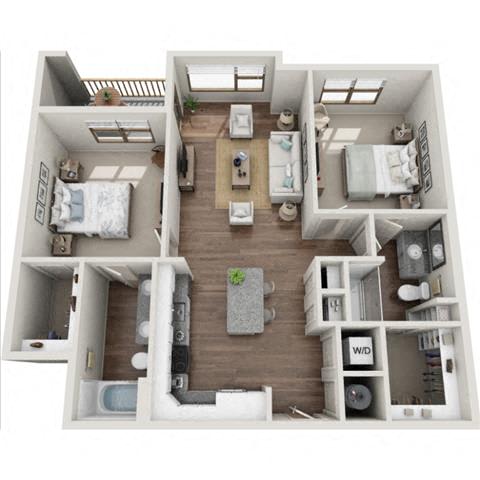 Wishaw Floor Plan at Berewick Pointe, Charlotte, NC, 28278