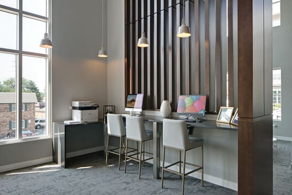 Tech Lounge with Wifi at Marq on Main, Lisle, Illinois