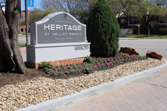 Heritage at Valley Ranch Monument Sign