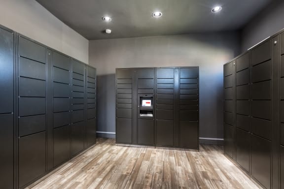 package lockers in apartments near houston tx