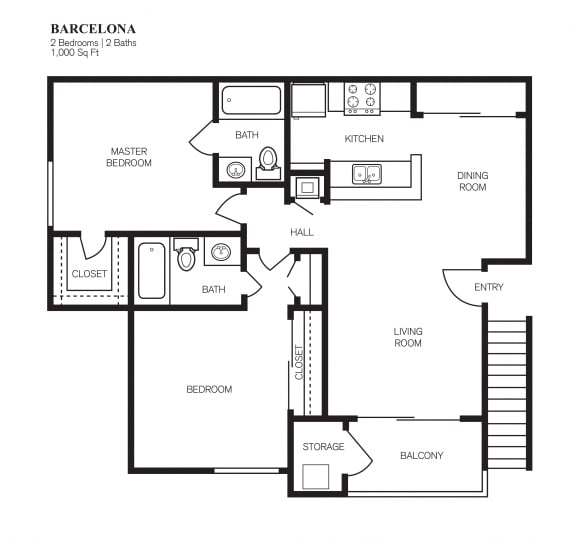 Two Bedroom Two Bedroom