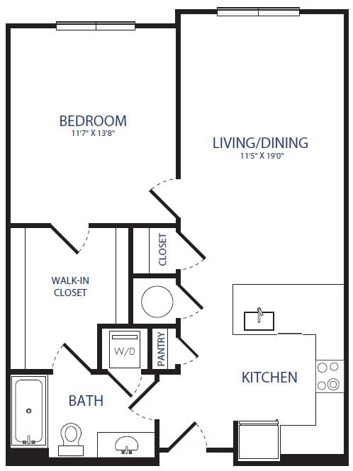 1BR 1 BA