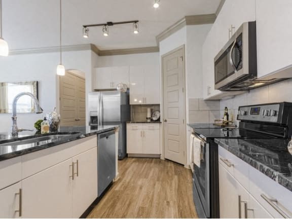 Spacious Kitchen at Mansions of Georgetown, Texas