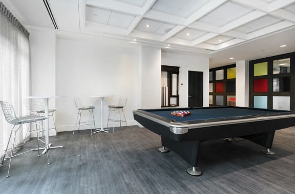 Pool Table at Versus Apartments, Alberta, T2R 1A8