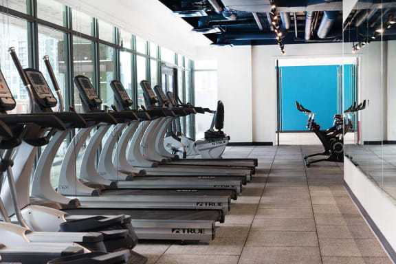 Fully Equipped Gym at Versus Apartments, Calgary, AB