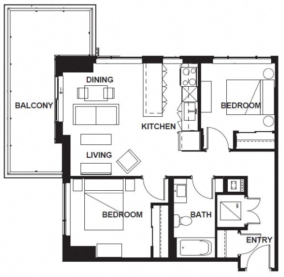E-X07 FloorPlan E-X07 FloorPlan at VERSUS, Calgary, T2R 1A8