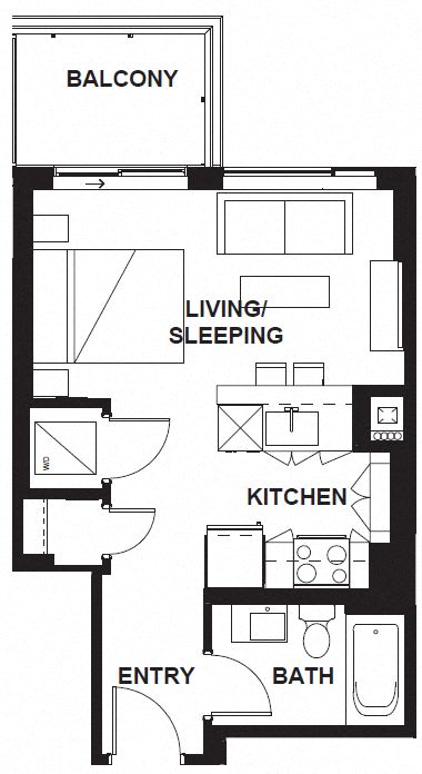 E-X05 FloorPlan E-X05 FloorPlan at VERSUS, Calgary, T2R 1A8