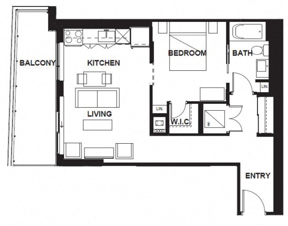 W-301-W-X01 FloorPlan W-301-W-X01 FloorPlan at VERSUS, Calgary, AB, T2R 1A8