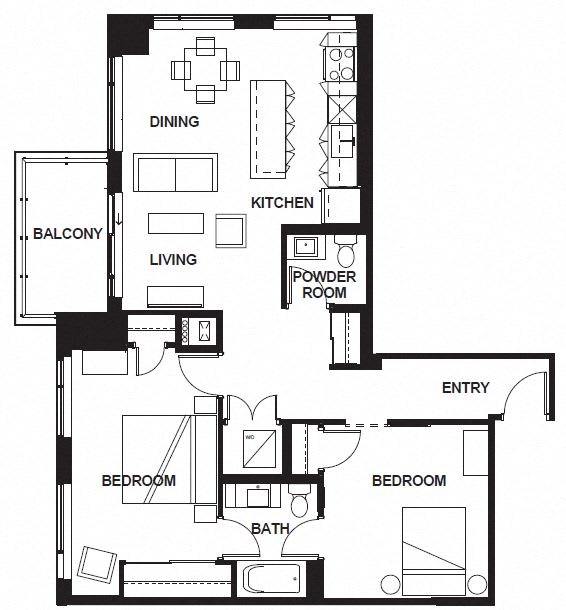 W-3404 FloorPlan W-3404 FloorPlan at VERSUS, Calgary, T2R 1A8