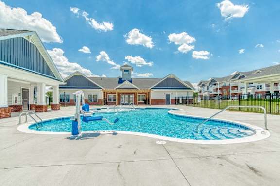 Pool View at Killian Terrace Apartments, Columbia, SC, 29229
