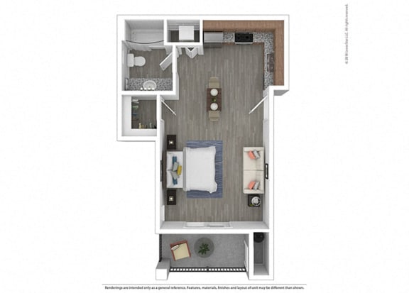 Studio Studio at Edgewater at the Cove, Oregon City, 97045