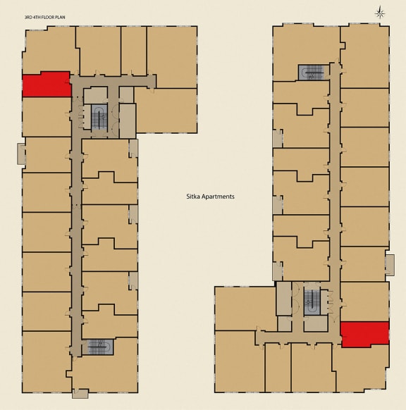 SA Unit Location - 3rd and 4th Floor