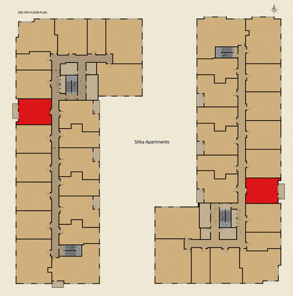 SD Unit Location - 3rd and 4th Floor