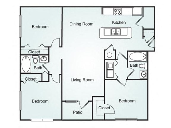 Preston FloorPlan Preston FloorPlan at Southpoint Crossing, Durham, North Carolina