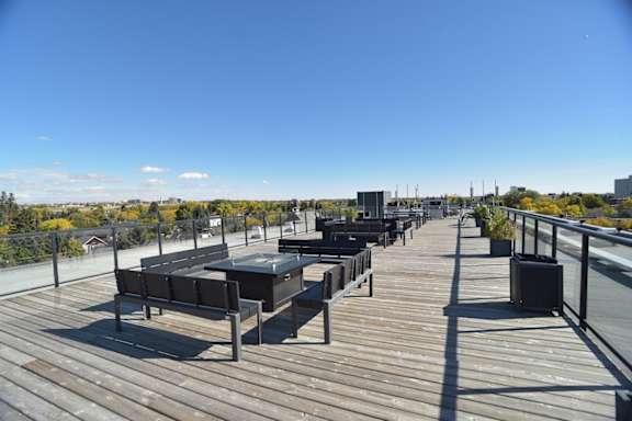 Inglewood 1410 Residential rental apartments rooftop patio BBQ stations