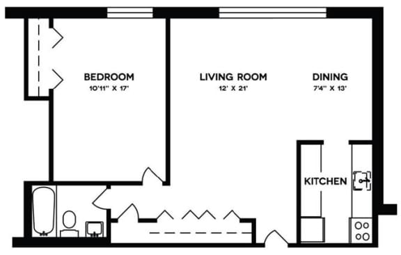One Bedroom One Bedroom
