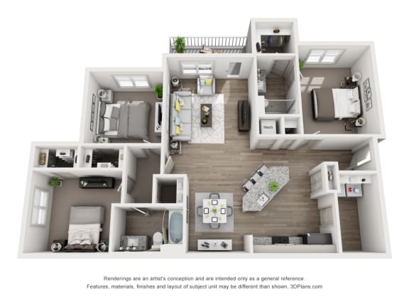 3 Bedrooms and 2 Bathrooms Floor Plans 3 Bedrooms and 2 Bathrooms Floor Plans at Sixes Ridge, Holly Springs, GA
