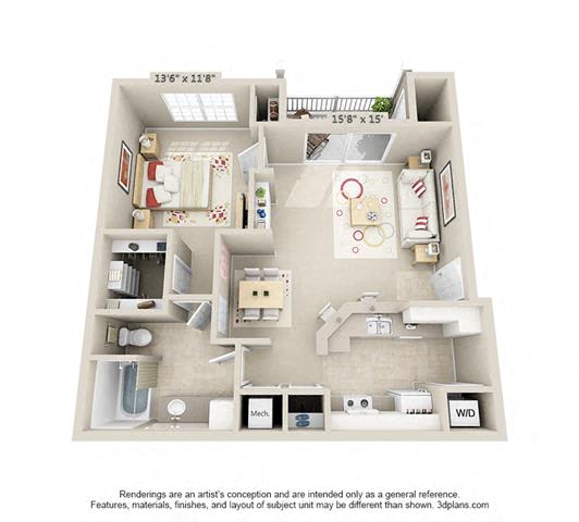 Boulder Springs 1_1 floorplan Boulder Springs 1_1 floorplan