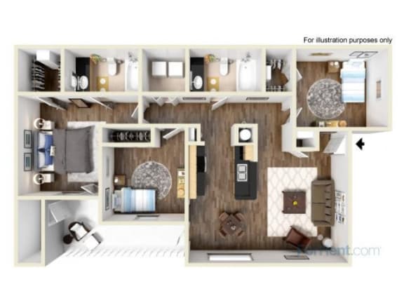 Evergreen Floor Plan |Cypress Gardens