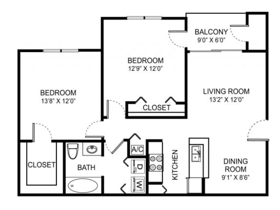 Miami Blue Floor Plan| Cypress Shores