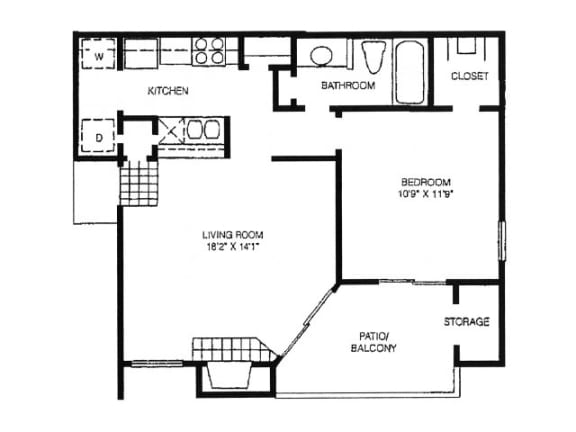 Cactus Floor Plan at High Oaks, Texas, 78759