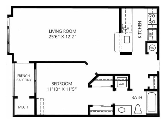 A-2 794 Floor Plan |Faxon Woods