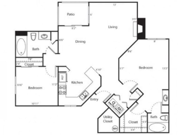 Rio Vista Floor Plan |Links at High Resort