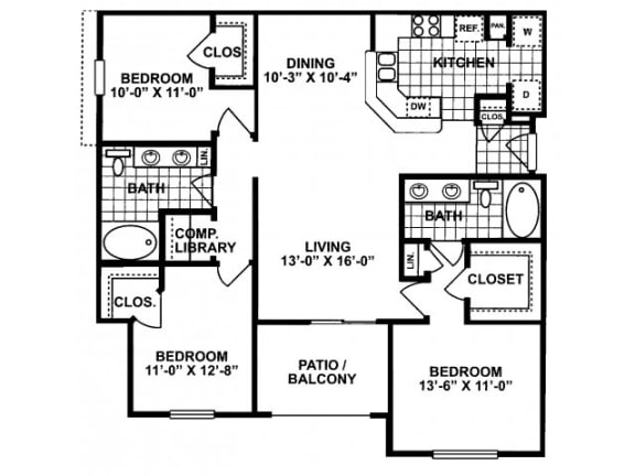 Nightingale Classic Floor Plan | Lodge at Lakeline Village