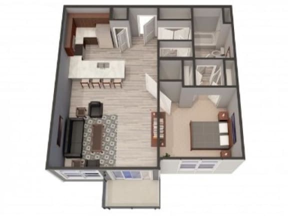 1F Floor Plan 1F Floor Plan |Lofts at Zebulon