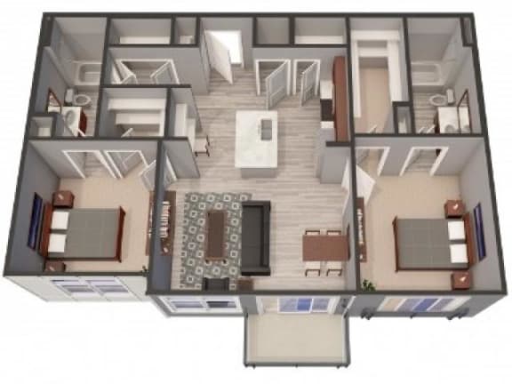 2A Floor Plan 2A Floor Plan |Lofts at Zebulon
