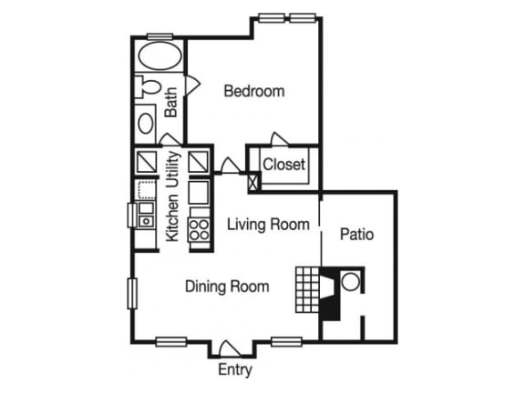 Lady Bird Floor Plan |Madison Arboretum