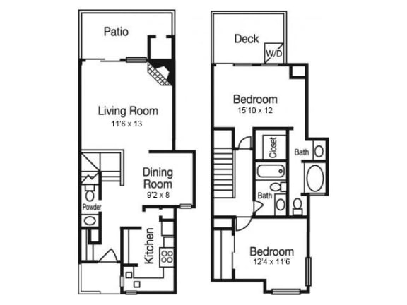 Barton Creek  Floor Plan | Madison Arboretum