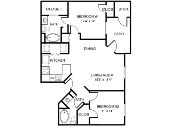 The Brentwood Classic Floor Plan | Northland at the Arboretum