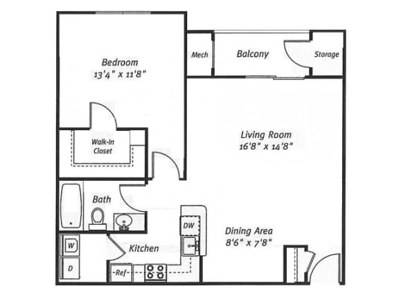 Sibley Floor Plan | Residences at Westborough