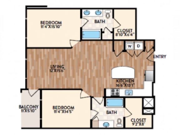 Asti Floor Plan | Rialto
