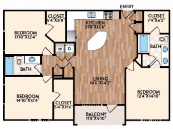Milan Floor Plan | Rialto