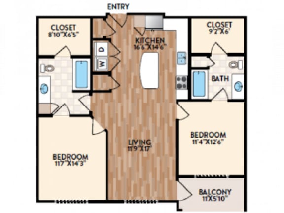 Tuscany Floor Plan at The Rialto, Florida