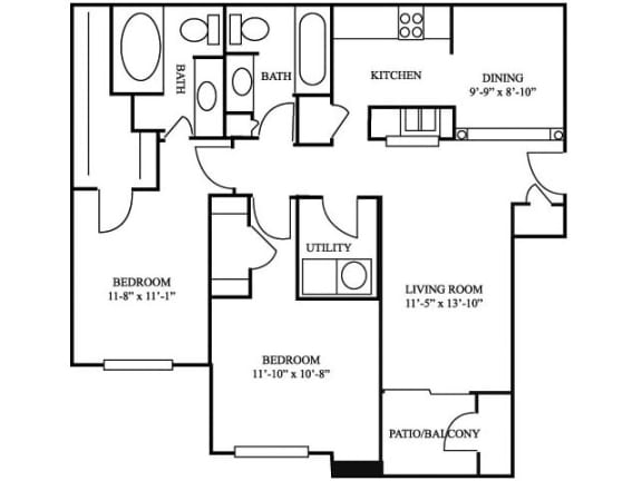 The William Deluxe 1 Floor Plan | River Stone Ranch