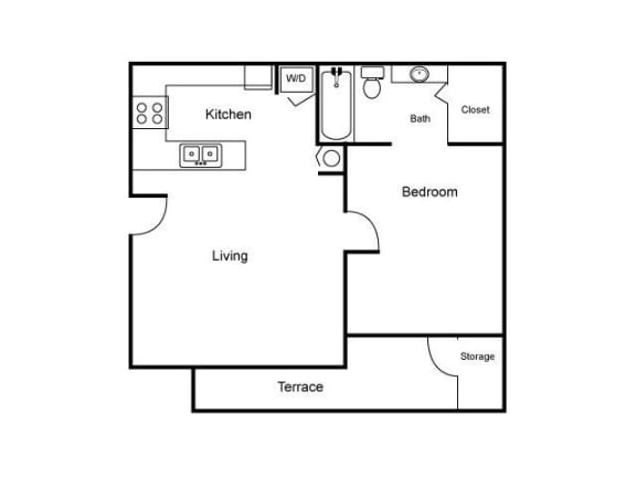 A Floor Plan A Floor Plan |Village Place